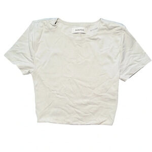 Babaton - Grey Crop Top Athletic Shirt - XXS